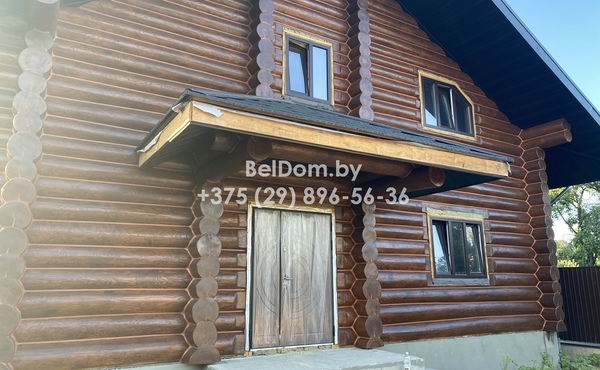 Шлифовка деревянного дома под ключ Ветка.