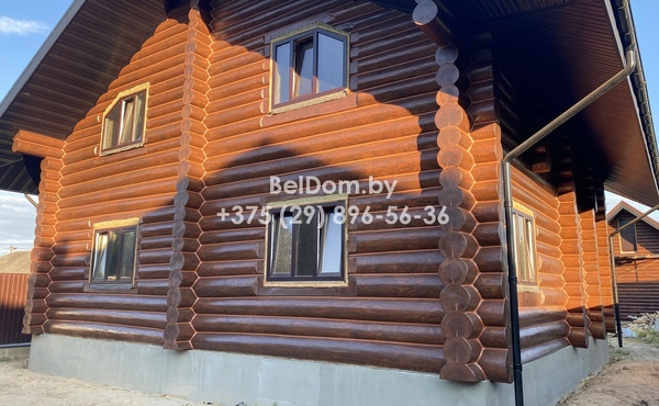 Шлифовка, покраска, теплый шов для сруба Копыль.