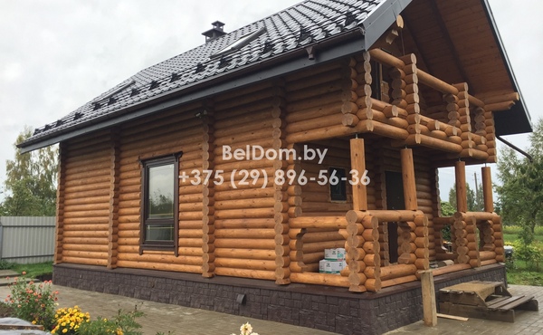 Теплый шов для деревянного дома Смолевичи.