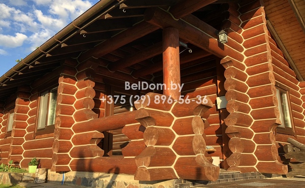 Теплый шов и герметизация швов сруба в Новополоцке.