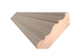 Плинтус классический широкий дубовый 90×17×3000 мм (сорт Экстра)