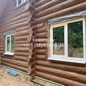 Герметизация швов и конопатка деревянного дома под ключ Ушачи