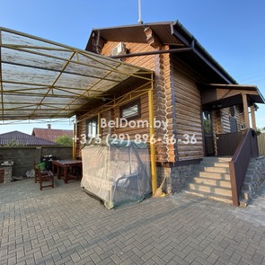 Шлифовка, теплый шов, покраска деревянного дома Светлогорск