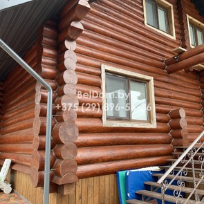 Комплексная внешняя отделка деревянного дома под ключ Свислочь