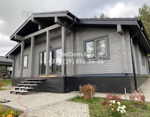 Отделка деревянного дома из бруса под ключ Логойск
