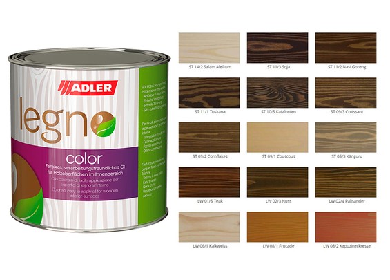 Цветное масло для внутренних работ Adler Legno-Color