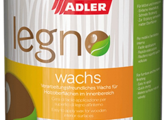 Воск бесцветный для мебели и интерьеров Adler Legno-Wachs