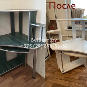Реставрация деревянного стола для компьютера