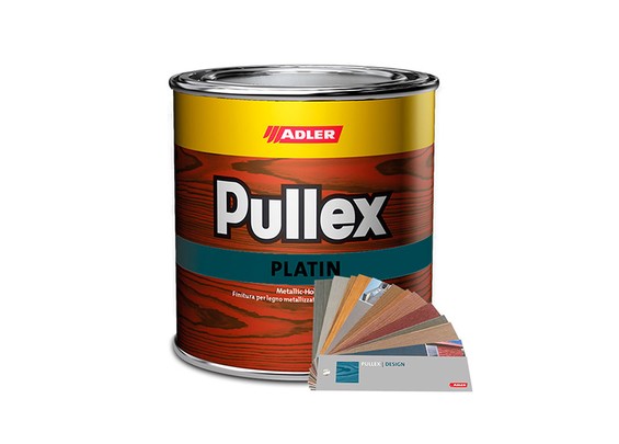 Лазурь с эффектом серебра Adler Pullex Platin Карнеолрот