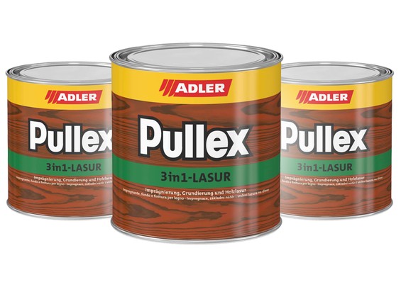 Лазурь для дерева Adler Pullex 3in1 Lasur Солнце