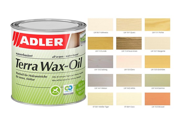 Масло с воском на водной основе Adler Terra Wax-Oil Брюссель