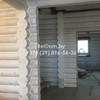 Теплый шов дома из оцилиндрованного бревна Гомель вид 5
