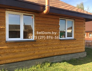 Герметизация швов сруба дома ручной рубки Полоцк вид 5