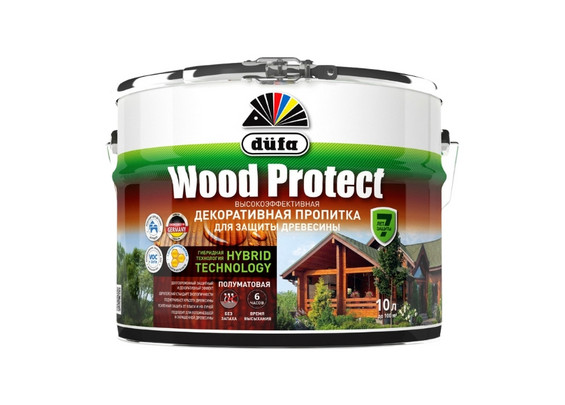 Лазурь-пропитка для дерева DUFA Wood Protect Сибирская лиственница