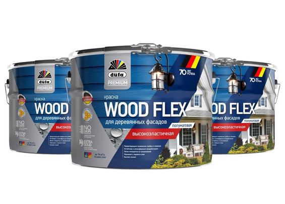 Универсальная полнотоновая краска для дерева DUFA Wood Flex