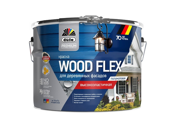 Универсальная полнотоновая краска для дерева DUFA Wood Flex