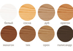 Палитра цветов Woodtex