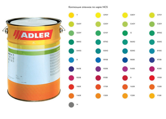 Укрывная краска для наружных и внутренних работ Adler Lignovit Color STQ Серо-Бежевый Ral 1019
