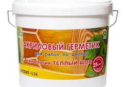 Герметик для дерева акцент 136 в ведре
