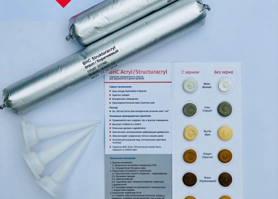 Герметик для дерева и сруба BHC acryl