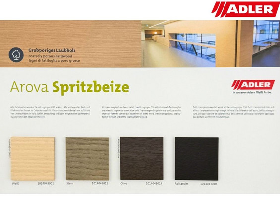 ADLER Arova Spritzbeize морилка для дерева Olive