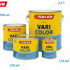 ADLER Varicolor матовый лак на водной основе Бирюзово-синий RAL 5018