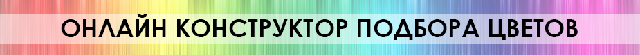 Конструктор подбора цветов