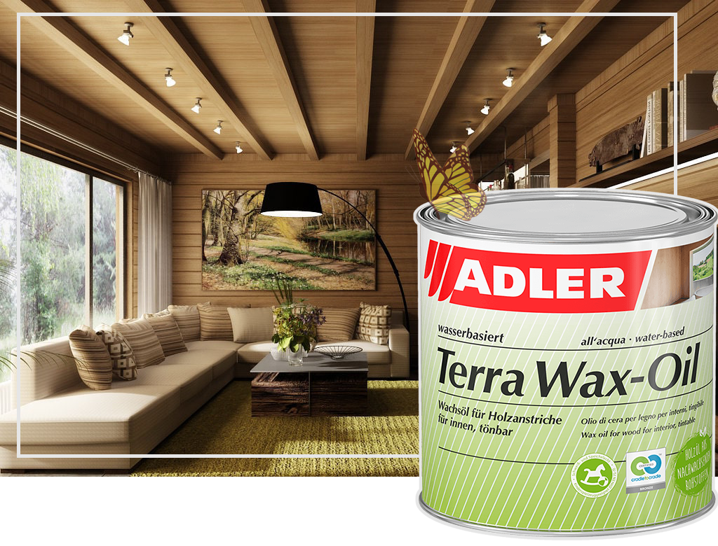 Свойства масла с воском Adler Terra Wax