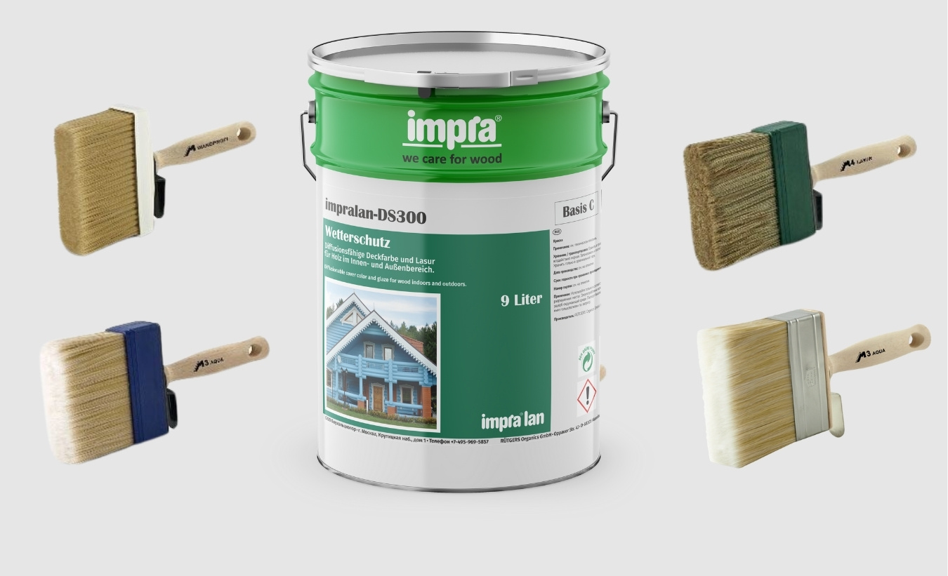 Краска для внутренних и наружных работ Impra Impralan DS300 Eiche-antik