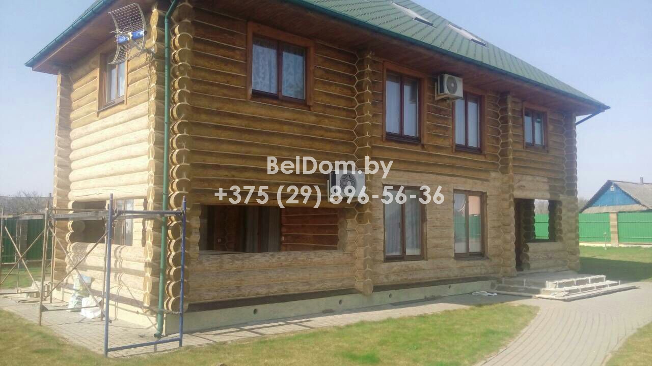Шлифовка сруба производится после усадки дома